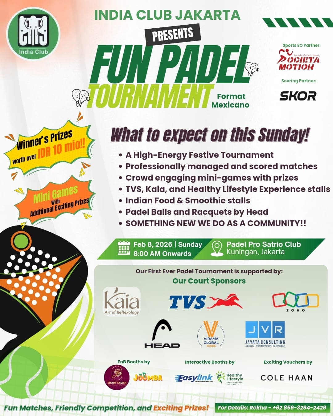 India Club Fun Padel Tournament 2026